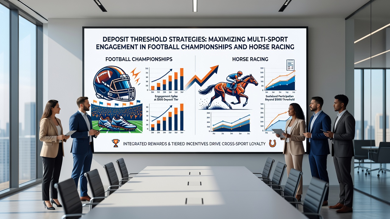 Strategic deposit planning across football fixtures and classic horse races shown through timeline graphics
