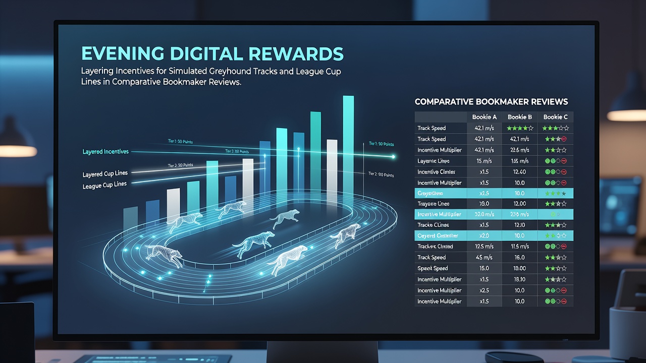 Comparative view of digital rewards layered across virtual greyhound platforms and League Cup betting lines at major bookmakers