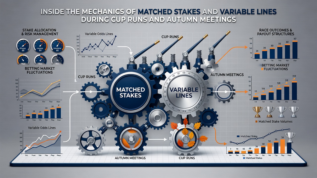 Graph depicting variable odds lines shifting during autumn horse racing meetings