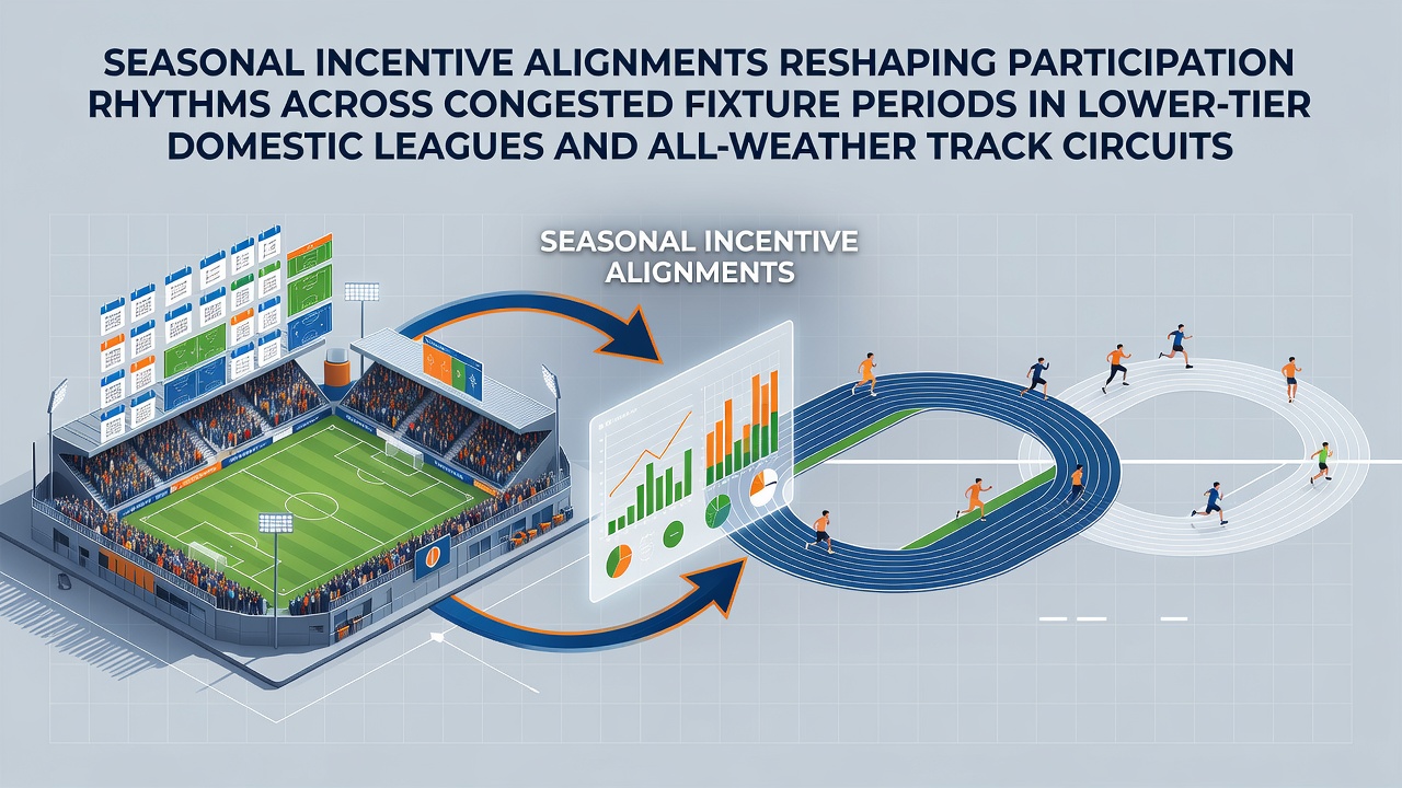 Seasonal incentives influencing fixture participation in lower leagues and all-weather racing circuits