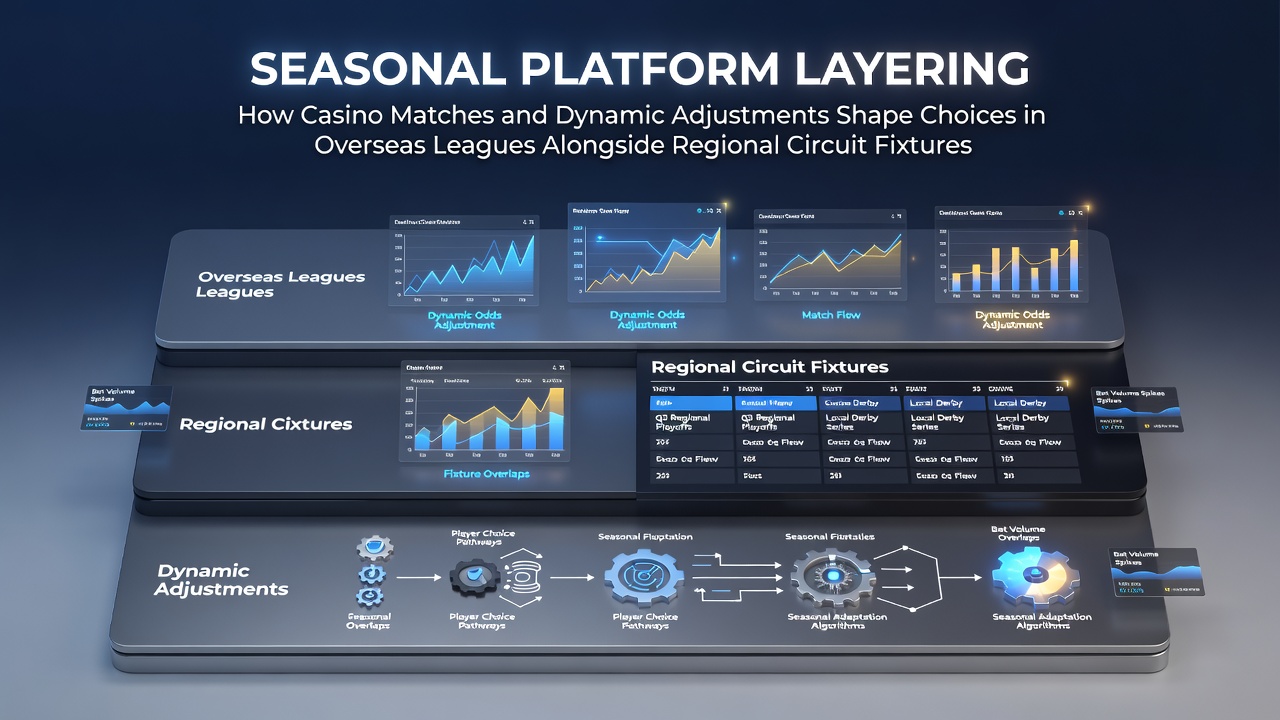 Seasonal betting platform interfaces showing layered casino matches and dynamic odds for overseas leagues