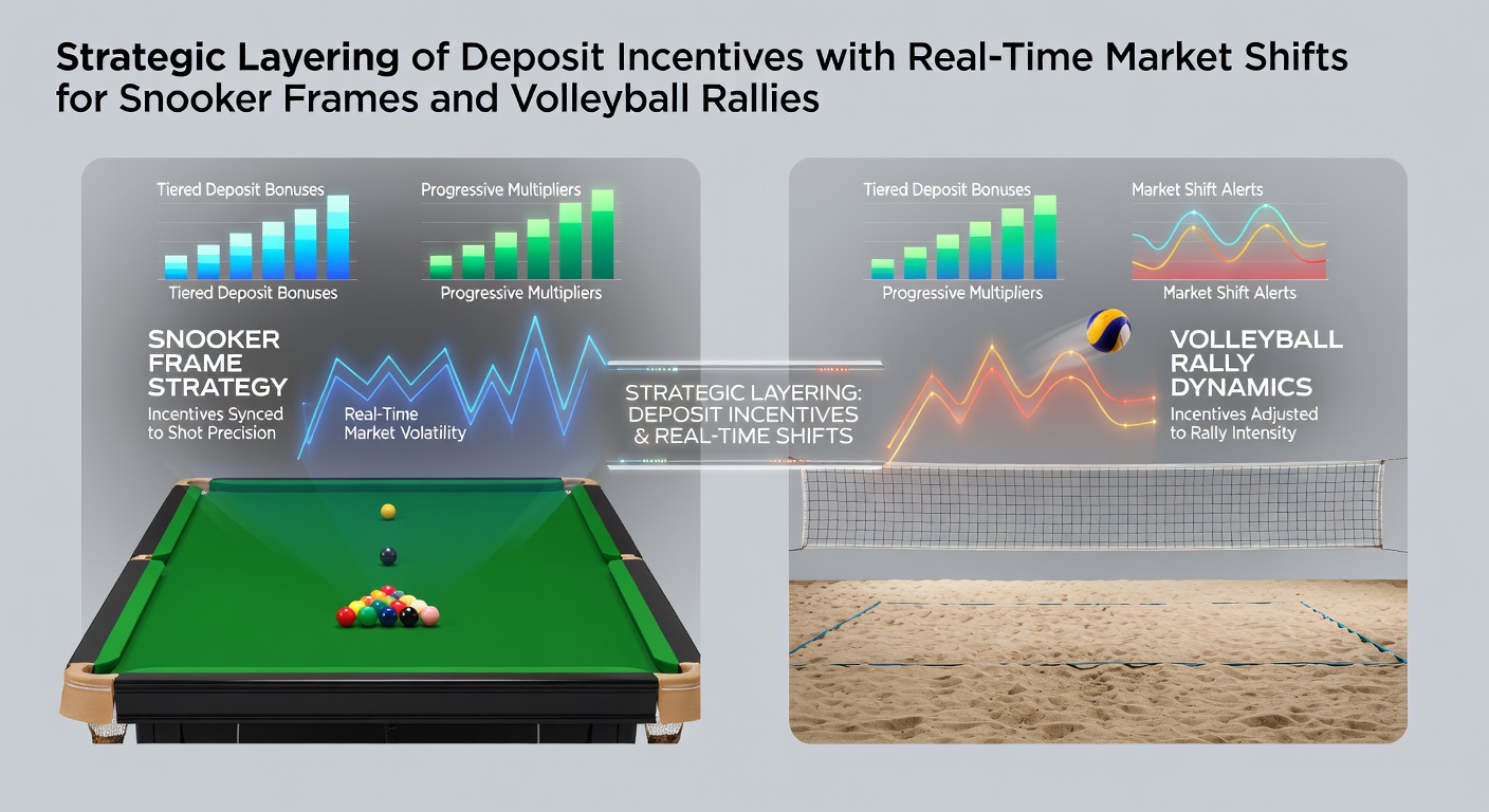 Strategic deposit incentives and live market adjustments in snooker and volleyball betting
